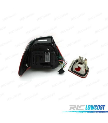 PILOTOS BMW E46 COUPE 03-07 LED ROJO AHUMADO LOOK M3