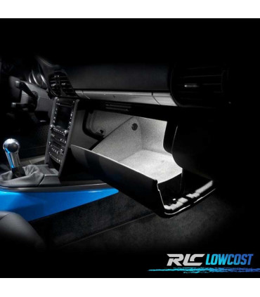 KIT 16 BOMBILLAS LED INTERIOR PARA PORSCHE BOXSTER 987 BASE S 05-11