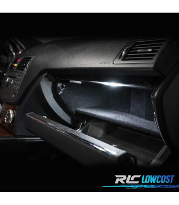KIT 18 BOMBILLAS LED INTERIOR MERCEDES CLASE C S203 ESTATE WAGON C180 C200 C220 C270 C350 C30 AMG