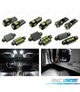 KIT 18 BOMBILLAS LED INTERIOR MERCEDES CLASE C S203 ESTATE WAGON C180 C200 C220 C270 C350 C30 AMG