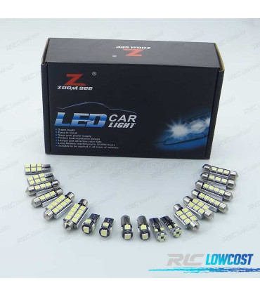KIT 16 BOMBILLAS LED INTERIOR PARA MERCEDES CLK CLASE W209 CLK320 CLK430 CLK350 CLK500 CLK550 03-09