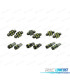 KIT 8 BOMBILLAS LED INTERIOR PARA HONDA ACCORD 98-02