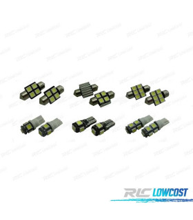 KIT 8 BOMBILLAS LED INTERIOR PARA HONDA ACCORD 98-02