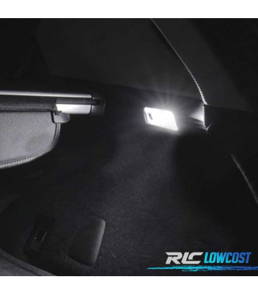 KIT 16 BOMBILLAS LED INTERIOR PARA RENAULT SCENIC II 2 MK2 04-09