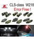 KIT 22 BOMBILLAS LED INTERIOR PARA MERCEDES CLS C218 W218 CLS550 CLS63 AMG 2011 +