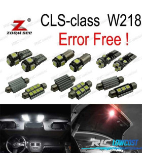 KIT 22 BOMBILLAS LED INTERIOR MERCEDES CLS C218 W218 CLS550 CLS63 AMG 11-