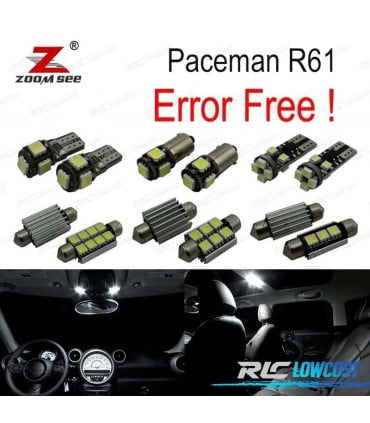 KIT 19 BOMBILLAS LED INTERIOR PARA MINI COOPER PACEMAN R61 12-