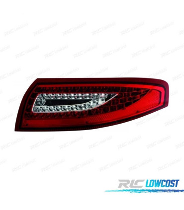 PILOTOS PORSCHE 911 996 97-05 LED ROJO CROMO
