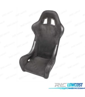 ASIENTO BAQUET UNIVERSAL NEGRO ALCANTARA - PIEL ESTILO EVO