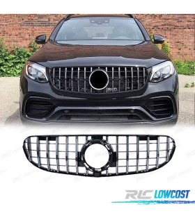 PARRILLA MERCEDES CLASE GLC X253 SUV 20- LOOK AMG NEGRO CROMO