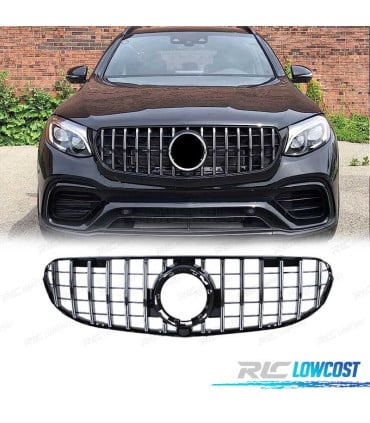 PARRILLA MERCEDES CLASE GLC X253 SUV 20- LOOK AMG NEGRO CROMO