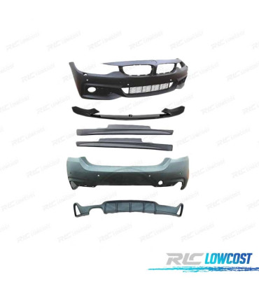KIT CARROCERIA BMW F32 F33 LOOK M PERFORMANCE PDC SRA