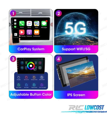 RADIO GPS ANDROID 11 PARA MAZDA 3 LCD TÁCTIL 7"