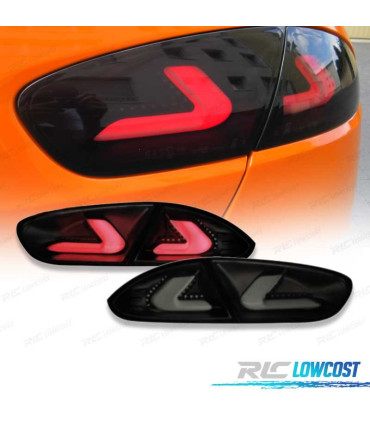 PILOTOS SEAT LEON II 09-13 CARDNA FULL LED NEGRO AHUMADO