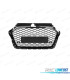 PARRILLA AUDI A3 8V 17-19 LOOK RS3 NEGRO BRILLO