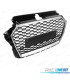 PARRILLA AUDI A3 8V 17-19 LOOK RS3 NEGRO PLATA