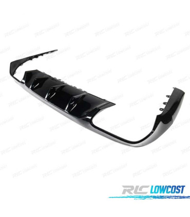 DIFUSOR MERCEDES CLASE E C238 16- AMG NEGRO BRILLO LOOK E63 + COLAS ESCAPE