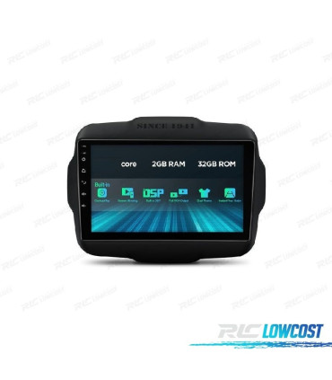 RADIO GPS ANDROID 12 PARA JEEP RENEGADE 15-20