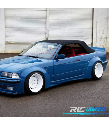 KIT ENSANCHE ALETAS ROCKET BUNNY DRIFT BMW E36 COUPE 90-99 8 PIEZAS