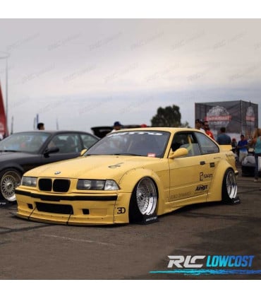 KIT ENSANCHE ALETAS ROCKET BUNNY DRIFT BMW E36 COUPE 90-99 8 PIEZAS