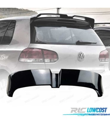 ALERON SPOILER VOLKSWAGEN VW GOLF 6 08-13 LOOK OETTINGER NEGRO BRILLO