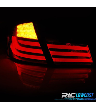 PILOTOS BMW SERIE 5 F10 10- LIGHT BAR FONDO ROJO
