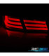 PILOTOS PARA BMW SERIE 5 F10 10- LIGHT BAR FONDO ROJO