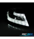 FAROS AUDI A4 B8 07-11 LUZ DIURNA FONDO CROMO