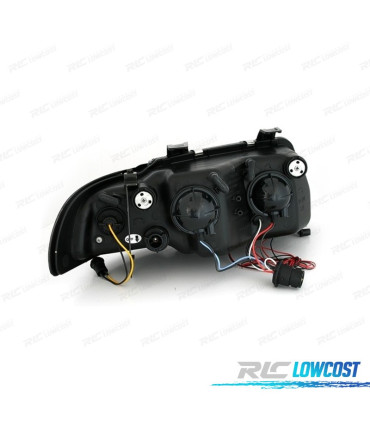 FAROS AUDI A4 B5 94-99 OJOS ANGEL CCFL FONDO NEGRO