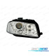 FAROS AUDI A3 8P 03-08 FONDO CROMO LUZ DIURNA LED