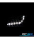 FAROS AUDI A3 8P 03-08 LUZ DIURNA LED FONDO CROMO