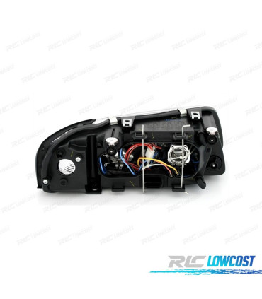 FAROS AUDI A3 8L 00-03 OJOS ANGEL FONDO NEGRO