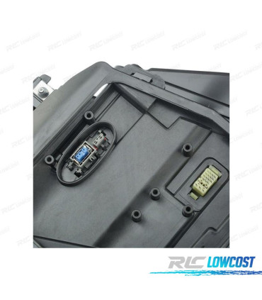 FARO BI-XENON BMW E60 05-07 OJO DE ANGEL FONDO NEGRO DCH