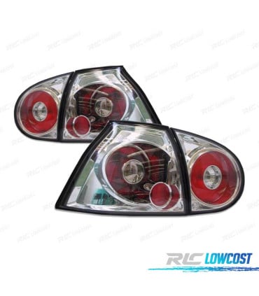 PILOTOS VOLKSWAGEN VW GOLF MK5 03-08 LOOK LEXUS CROMO