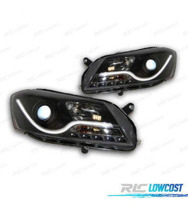 FAROS VOLKSWAGEN VW PASSAT 12- DRL NEGRO
