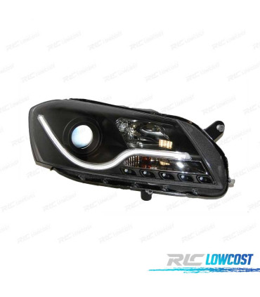 FAROS VOLKSWAGEN VW PASSAT 12- DRL NEGRO