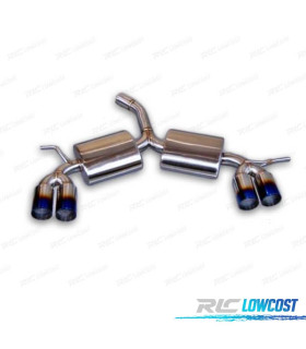 LINEA ESCAPE VOLKSWAGEN VW GOLF 6 1.4 AZUL QUEMADO