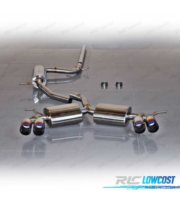 LINEA ESCAPE VOLKSWAGEN VW GOLF 6 1.4 AZUL QUEMADO