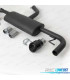 SILENCIOSO ESCAPE PARA VOLKSWAGEN VW GOLF 6 LOOK GTI NEGRO