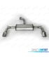 SILENCIOSO ESCAPE PARA VOLKSWAGEN VW GOLF 7 GTI 12-17 CROMO