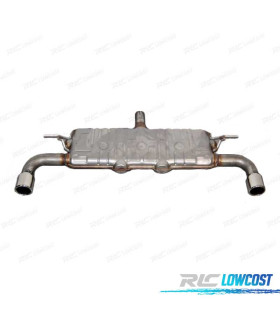 SILENCIOSO ESCAPE PARA VOLKSWAGEN VW GOLF 7 13-17 LOOK GTI CROMO
