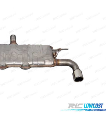 SILENCIOSO ESCAPE PARA VOLKSWAGEN VW GOLF 7 13-17 LOOK GTI CROMO