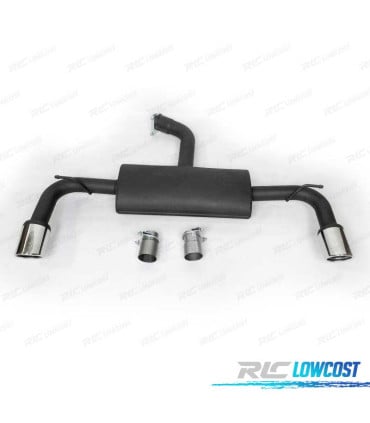 SILENCIOSO ESCAPE PARA VOLKSWAGEN VW GOLF 7 12-17 LOOK GTI CROMO