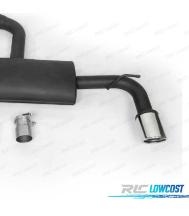 SILENCIOSO ESCAPE PARA VOLKSWAGEN VW GOLF 7 12-17 LOOK GTI CROMO