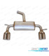 SILENCIOSO ESCAPE PARA VOLKSWAGEN VW SCIROCCO 08-13 CROMO