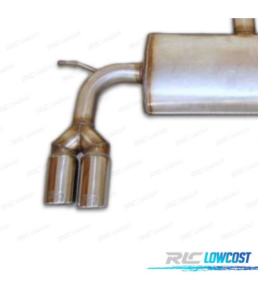 SILENCIOSO ESCAPE PARA VOLKSWAGEN VW SCIROCCO 08-13 CROMO
