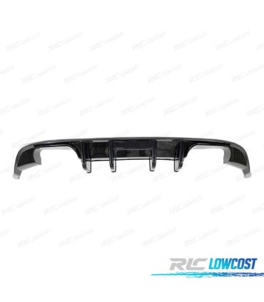DIFUSOR VOLKSWAGEN VW GOLF 7.5 17-20 LOOK R LINE NEGRO BRILLO