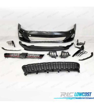 PARAGOLPES DELANTERO VOLKSWAGEN VW GOLF 7 12-17 LOOK GTI + NIEBLAS