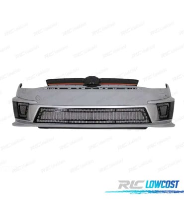 PARAGOLPES DELANTERO VOLKSWAGEN VW GOLF 7 12-17 LOOK R400 LINEA ROJA SRA