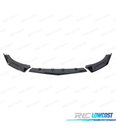 SPOILER LIP VOLKSWAGEN VW GOLF 8 R LINE 20- NEGRO BRILLO